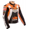 KTM Racing Leather Motorcycle Biker Jacket